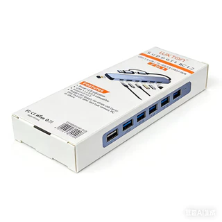 Hub Adaptador Type-C LUKTON HB-022 7 em 1 USB 3.0 e 2.0