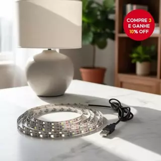 Faixa de LED USB 5V para Decoração de Fundo de TV em Oferta na Shopee