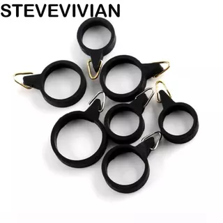 STEVEVIVIAN Gancho De Pesca Iscas Titular Borracha Seguro Cabide Isca Manilha Acessório Vara em Oferta na Shopee
