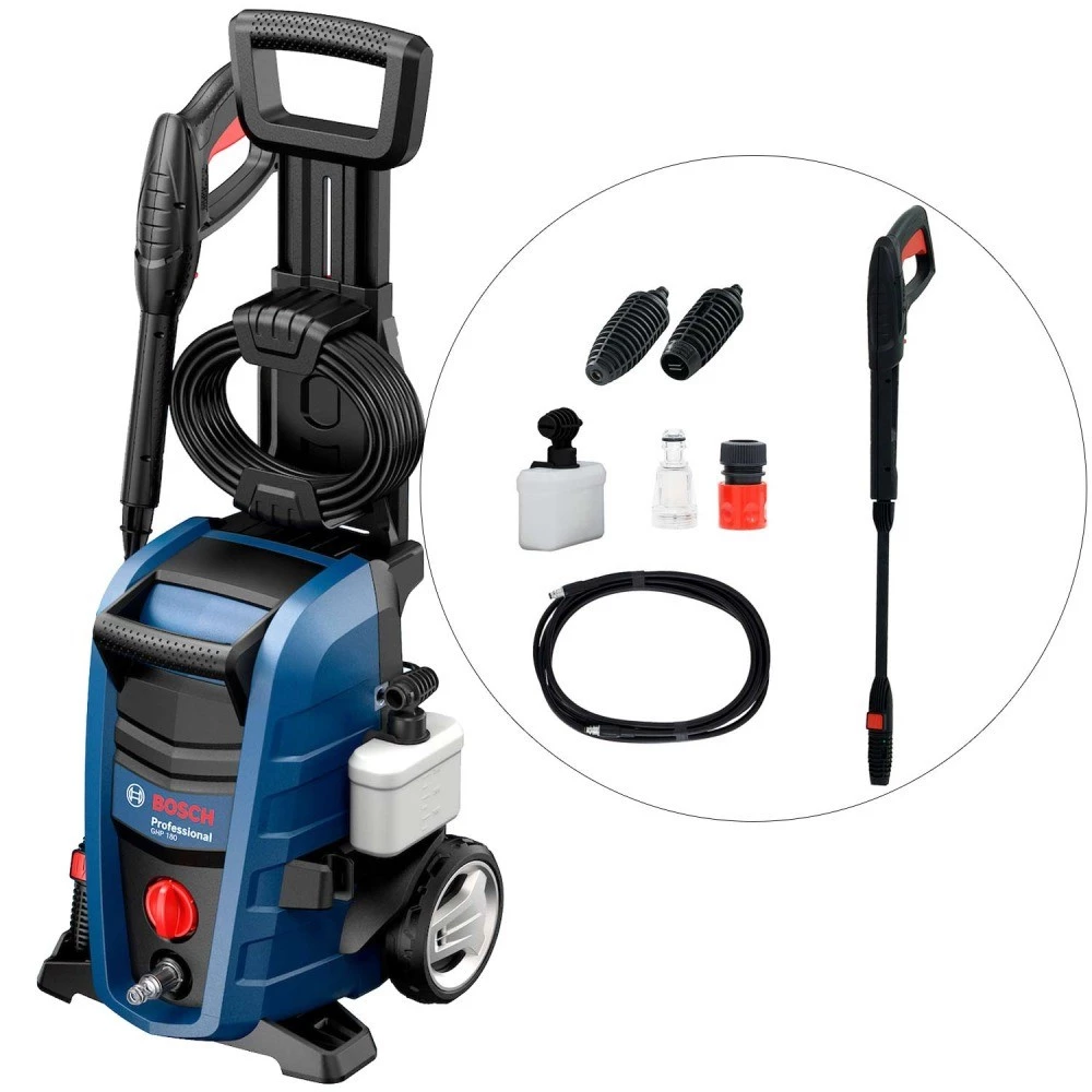 Lavadora de alta pressão 1800 libras com acessórios GHP 180 Bosch