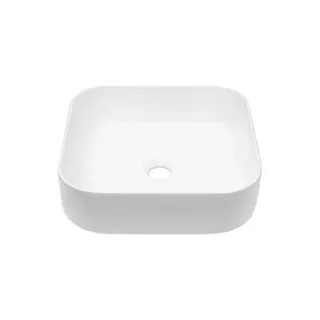 Cuba de Apoio Sem Válvula para Banheiro Quadrada Louça Cerâmica Lazulita Pingoo.casa - Branco em Oferta na Shopee