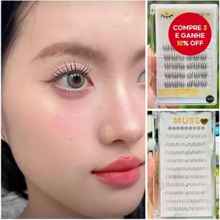Bandeja De Cílios Muse Loose Volume (10 Fileiras) – Fornecimento Profissional De Extensões Individuais em Oferta na Shopee