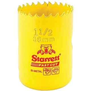 Serra copo bimetal 38 mm 1.1/2" - FAST CUT Starrett em Oferta na Shopee