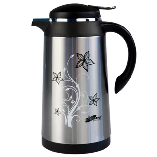 Garrafa Térmica Inox 1L. Ampola de Vidro e Gatilho-Daydays em Oferta na Shopee