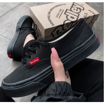 Tenis Redley Clássico Originals Preto Clássico Cano Baixo | Shopee Brasil