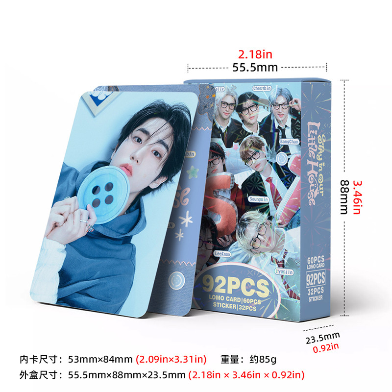 92 Pçs/Caixa Stray Kids Photocard STAY in Our Little House Álbum
