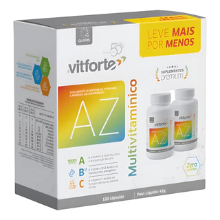 Vitforte Multivitamínico A-z Saúde E Energia | 120 Comp