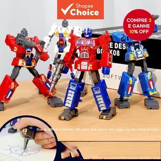 1pc Novo Estilo Optimus Warrior Pen Coluna Robô King Kong Lápis Carro Mecha Boy Gift em Oferta na Shopee