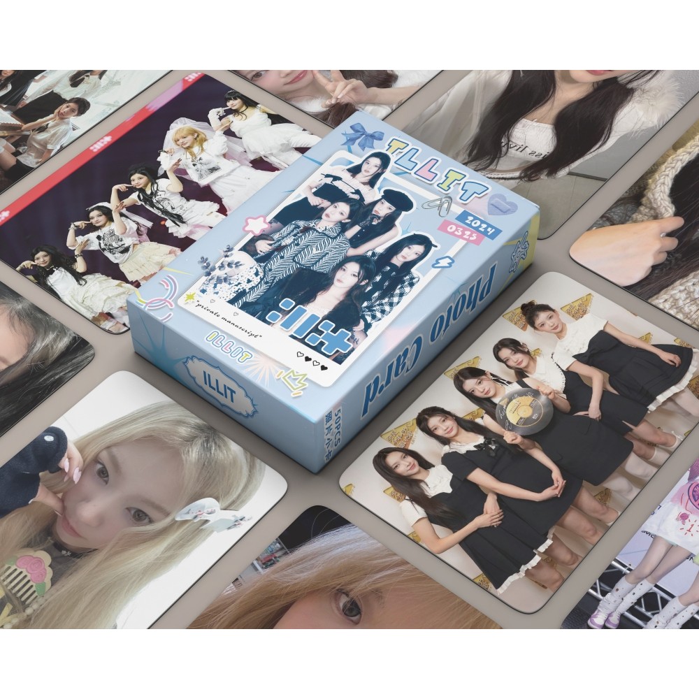 55pcs/box ILLIT Eu Ll Como Você Cartões Lomo Fotográficos