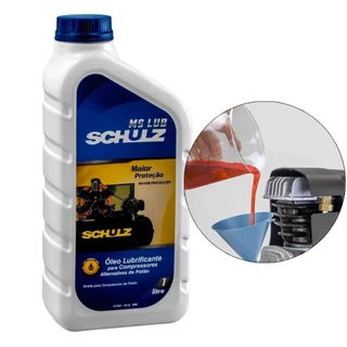 Óleo lubrificante mineral para compressores 1 litro - MS LUB Schulz em Oferta na Shopee