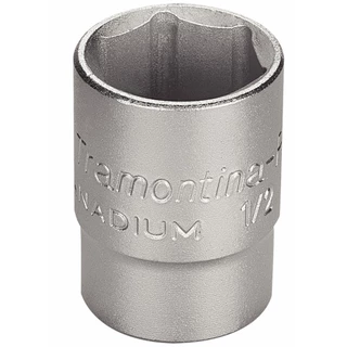 Soquete sextavado 24 mm encaixe 1/2" aço cromo vanádio - Tramontina em Oferta na Shopee