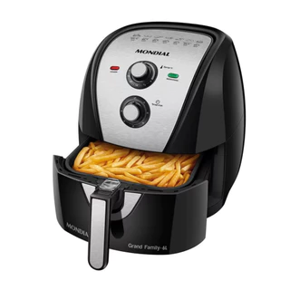 Fritadeira Elétrica Sem Óleo Air Fryer AFN-60 6L Mondial em Oferta na Shopee