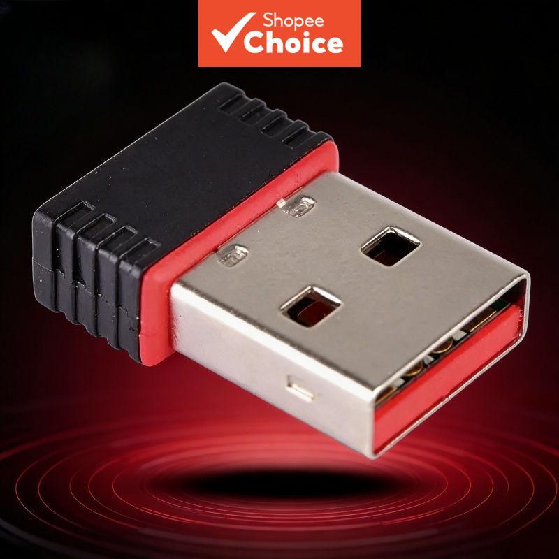 Adaptador WiFi Mini USB 150M Portátil 2.4G Transmissor Receptor de Rede ...