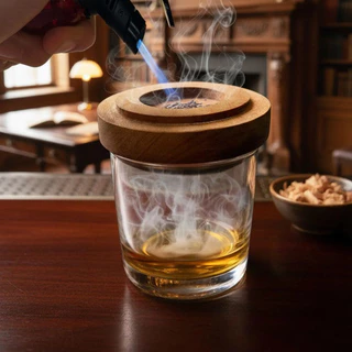 Kit Defumador De Bebidas Whisky Coquetel Com Mini Maçarico