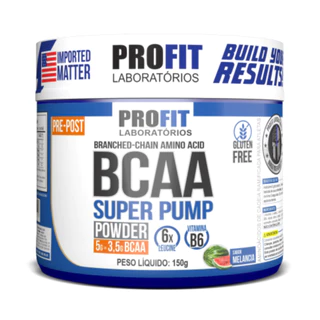 BCAA 6:1:1 Super Pump com Vitamina B6 3,5g de BCAA por Dose Recuperação e Performance 150g ou 300g