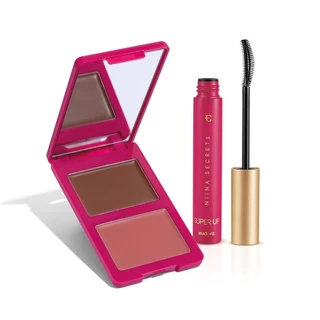 Combo Niina Secrets: Paleta Multifuncional Luminous Summer Cor 1 7g + Máscara para Cílios Super Up 8g em Oferta na Shopee