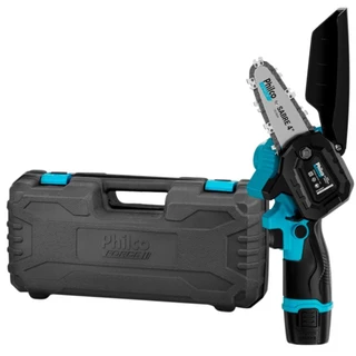 Motosserra a bateria 12V sabre de 4" com maleta - PMM124 Philco em Oferta na Shopee