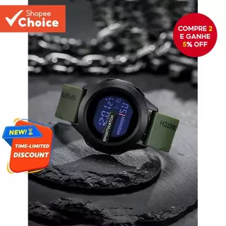 Relógio Esportivo De 50 M À Prova De Choque Com Caixa De Resina E Pulseira Antiderrapante – Treinamento Ao Ar Livre De V em Oferta na Shopee