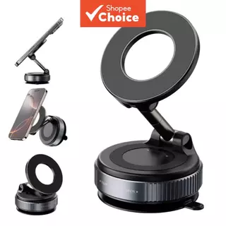 Suporte Magnético de Vácuo Portátil para Carro, Ventosa Rotativa 360°, Suporte Ajustável para Celular com Dobramento em Oferta na Shopee