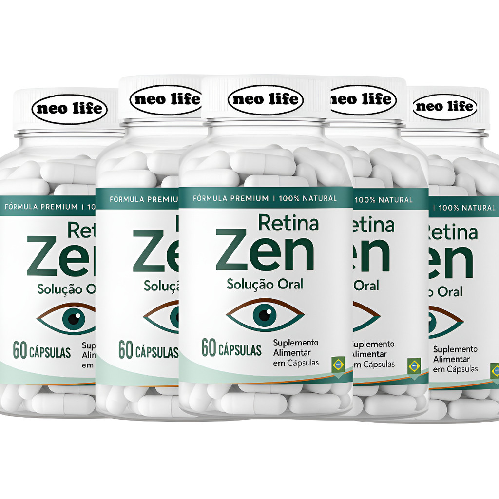 5x Retina Zen 300 Caps Original - Fórmula Oficial - Promo Retina Zen ...