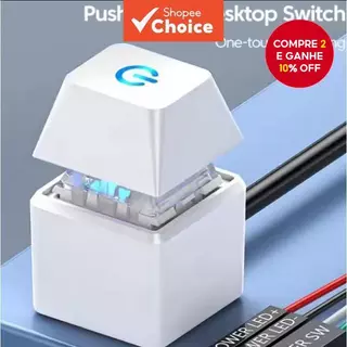 Interruptor De Computador Com Botão Liga/Desliga Externo Para PC Cabo De Extensão De 1.8 M LED Desktop De Escritório Dom em Oferta na Shopee