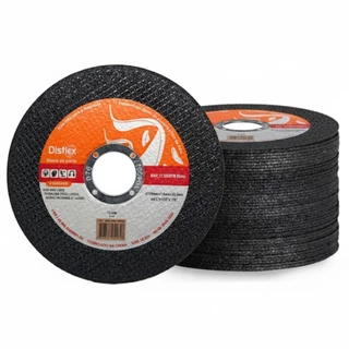 Kit 50 Discos de de corte fino para metal e inox 4.1/2" x 7/8" x 1,0 mm 15.059 - Disflex em Oferta na Shopee