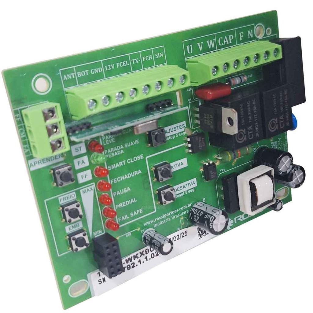 Placa Central Motor Portão Rossi Dz Bv Nano Atto WKX90 | Shopee Brasil