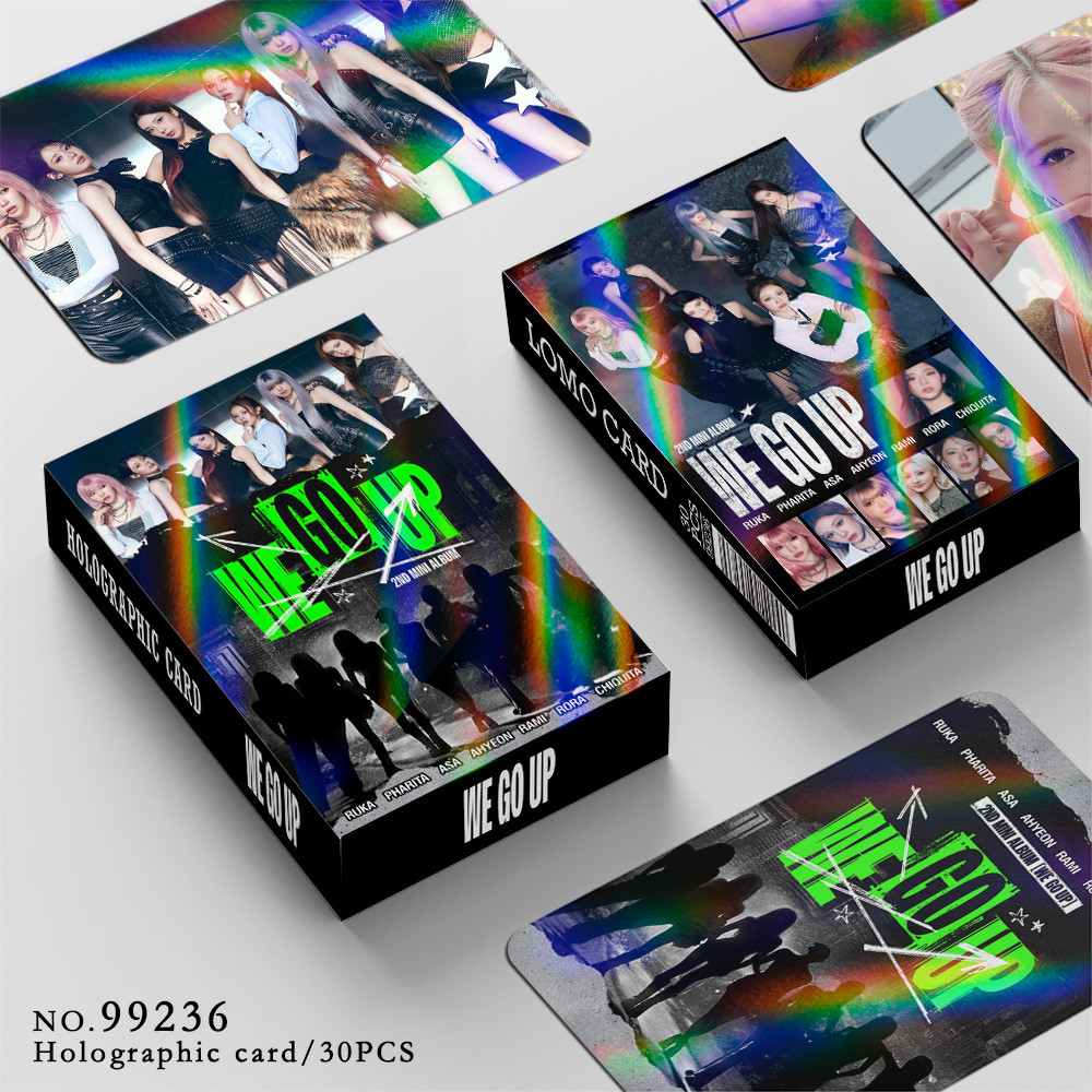 Álbum BabyMonster WE GO UP Laser Flash Lomo Cartão Photocard 30 ...