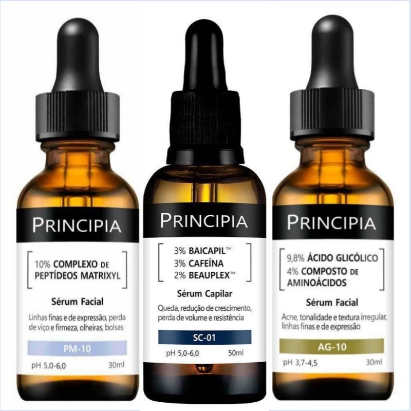 Principia Kit Rejuvenescedor Essencial Trio Sérum Vitamina C + Ácido ...