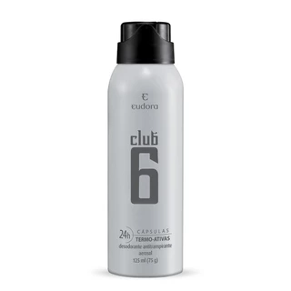 Eudora Desodorante Antitranspirante Aerossol Club 6 125ml em Oferta na Shopee