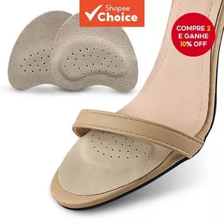1 Par De Palmilhas De Calcanhar Anti-Queda Meia Palmilha Para Alto em Oferta na Shopee