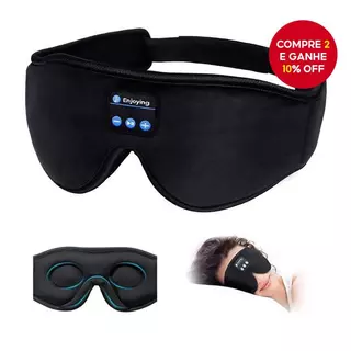 3D Bluetooth Máscara De Olho Fone De Ouvido Música Sem Fio Bl uetooth Novo Sono Estéreo em Oferta na Shopee
