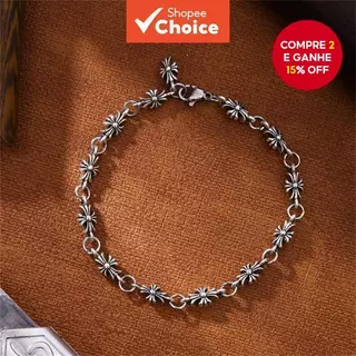 1 Peça Pulseira Cruzada Vintage – De Prata Esculpida , Joias Góticas Para Unissex em Oferta na Shopee