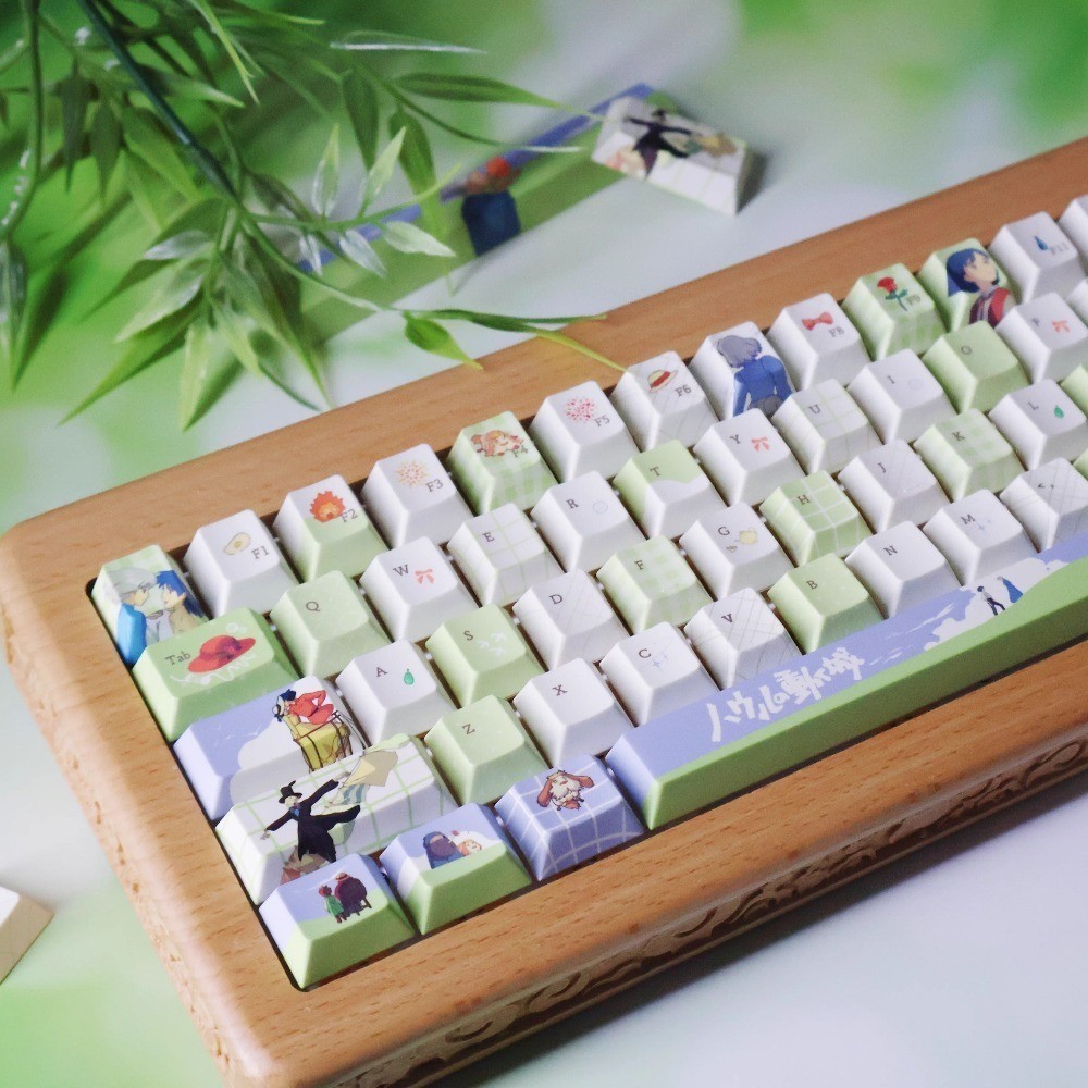 Howl's Moving Castle Keycaps 120 + Teclas Cherry/MOA Profile PBT ...