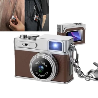Mini Câmera digital portátil retrô De chaveiro, câmera de vídeo compacta e elegante para estudantes em Oferta na Shopee