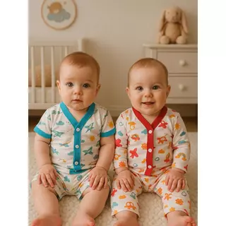 Kit c/2 Roupas de Dormir Pijama de Inverno + de Verão de Menino em Oferta na Shopee