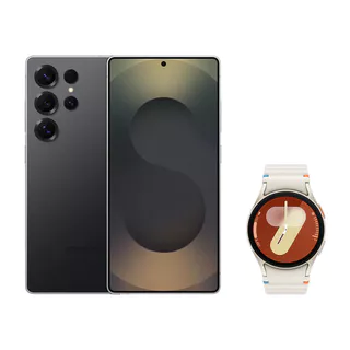 S25 Ultra (512GB) - Titânio JetBlack + Watch7 BT 40mm - Creme em Oferta na Shopee
