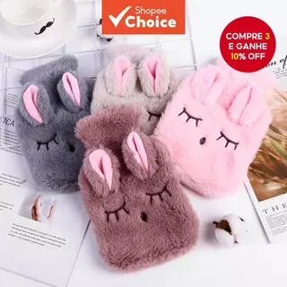 Garrafa De Água Quente Para Alívio Do Estresse Em PVC , Capa De Malha Aconchegante Calor De Inverno E Conforto De Mão Re