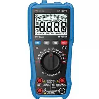 Multímetro digital portátil True RMS CAT IV 600V - ET-1639B - Minipa em Oferta na Shopee