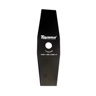 Lâmina para roçadeira 2 pontas 350 mm x 25,4 mm x 2,0 mm Toyama em Oferta na Shopee