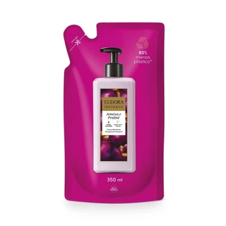 Eudora Instance Refil Creme Hidratante Desodorante Corporal Ameixa e Praliné 350ml em Oferta na Shopee