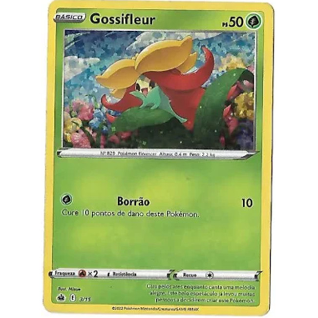 gossifleur pokemon card value POKMON GAME sv7 008/102 C Rx2 / / 1 McDonalds Promos 2022 Singles Gossifleur (03/15) FOIL - Carta