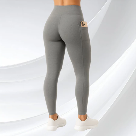 Kit 2 Calça Legging Feminino Bolso lateral Feminina Suplex Cós Largo Academia Fitness Crossfit Verão 2026
