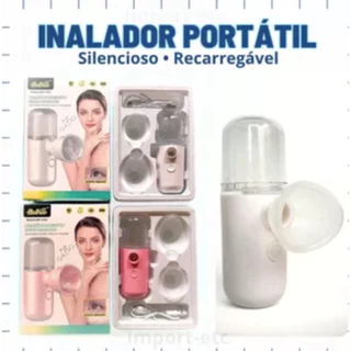 Inalador Portátil Nebulizador Recarregável USB Silencioso Infantil Adulto Hidratação Nasal e Olhos em Oferta na Shopee