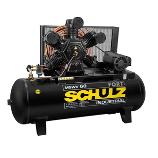 Compressor de ar 60 pés 425 litros 15 hp 175 lbs trifásico - Fort MSWV 60/425 - Schulz (220/380 (Trif&aacute;sico)) em Oferta na Shopee