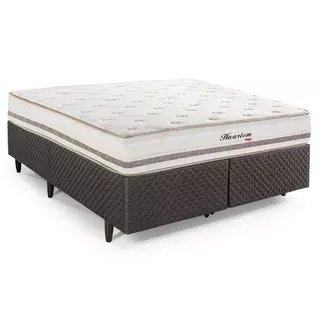 Cama Box Queen Size Herval Haarlem, com Molas Ensacadas, 69x158x198 cm em Oferta na Shopee