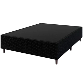Base Box para Colchão de Casal New Italia Black 38x138x188cm Umaflex em Oferta na Shopee