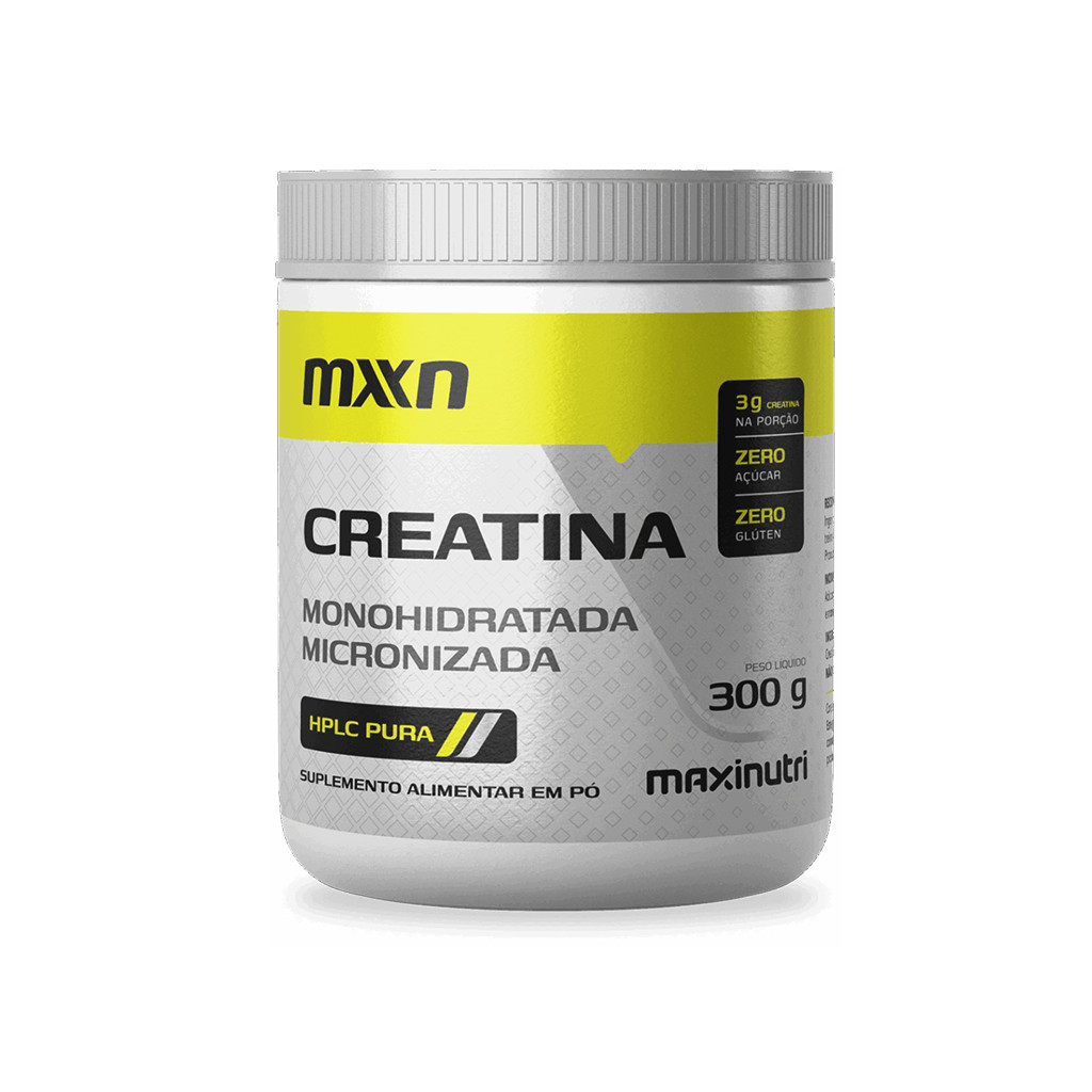 Creatina Monohidratada Maxinutri 300g HPLC Creatina Pura Premium Força ...