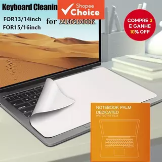 Cobertor Protetor De Palma Para Laptop , Capa Contra Poeira , Filme À Prova De Limpador De Tela Kit De Limpeza De Macboo em Oferta na Shopee
