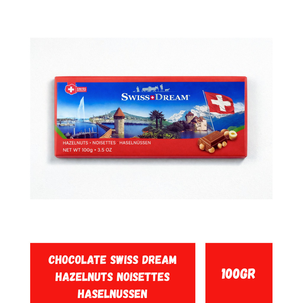CHOCOLATE SWISS DREAM SABORES IMPORTADO SUIÇA 100G | Shopee Brasil